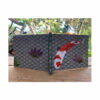 Carnet Carpe en tissu dos et couverture